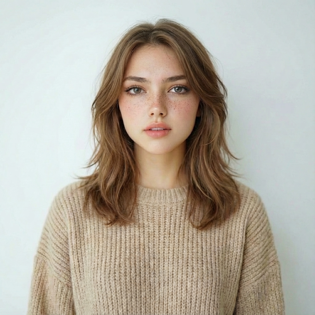 Ethereal Hush Cut Medium Natural Brown