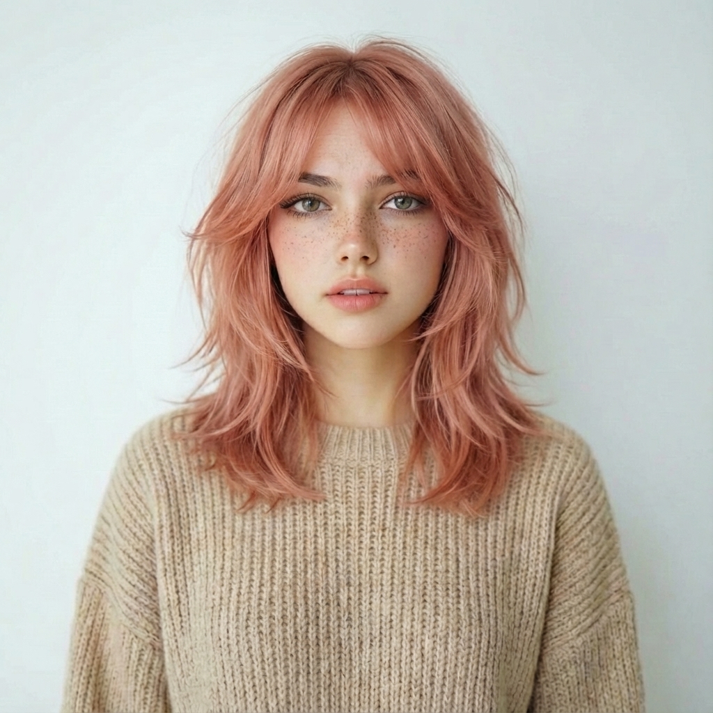 Ethereal Hush Cut Medium Rose Gold