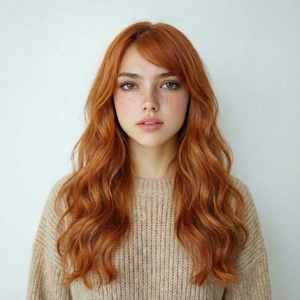 Long Waves Light Golden Brown