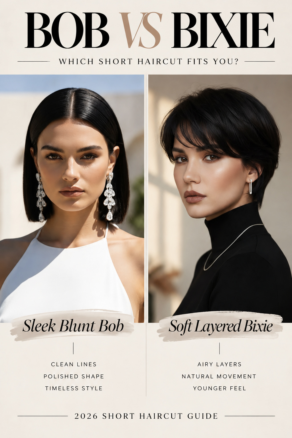 Bob vs Bixie: 8 Short Haircut Ideas to Try in 2026